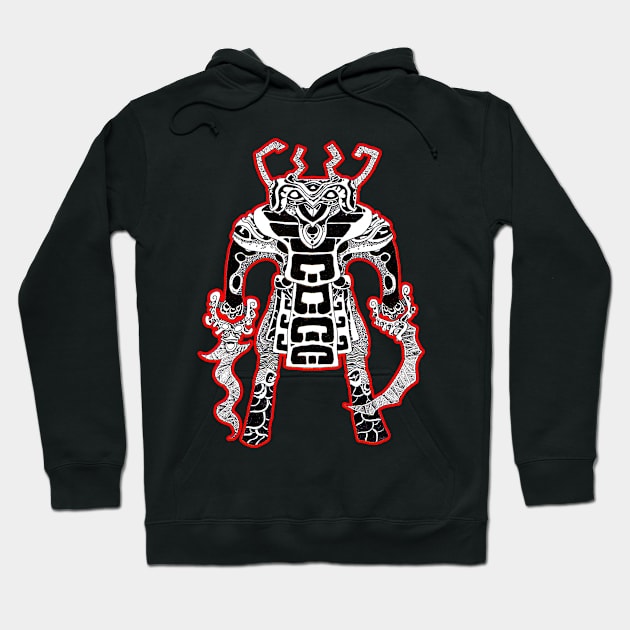 Little red Bruteling (Version Two) Hoodie by Hereticwerks